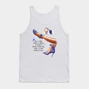 Fashion Shoes Blue Love Tank Top